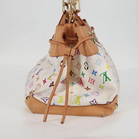 LOUIS VUITTON Monogram Multicolor Ursula Tote Bag White M40123 LV Auth PP786V - Picture 12 of 15